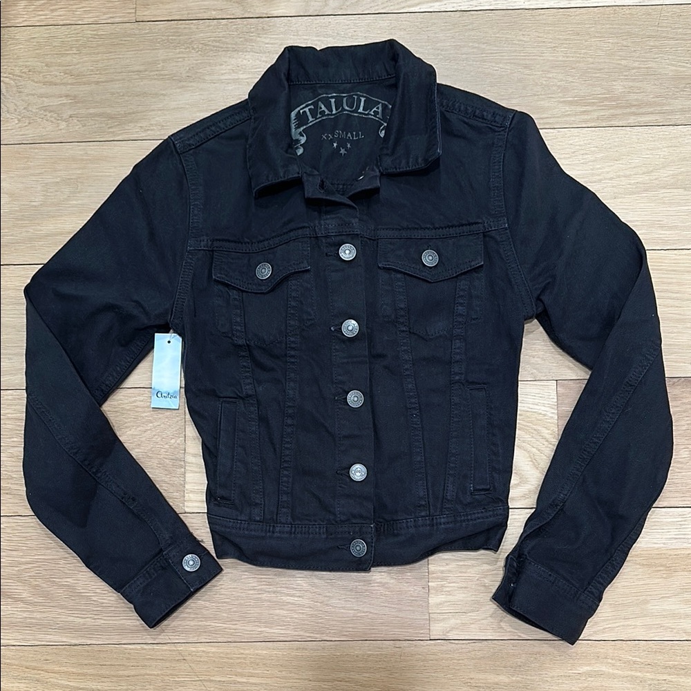 Talula Black Denim Jacket